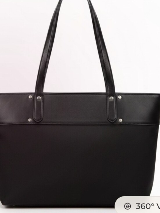 Paloma Picasso Handbags - Paloma Picasso 1990s Luxury Black Tote